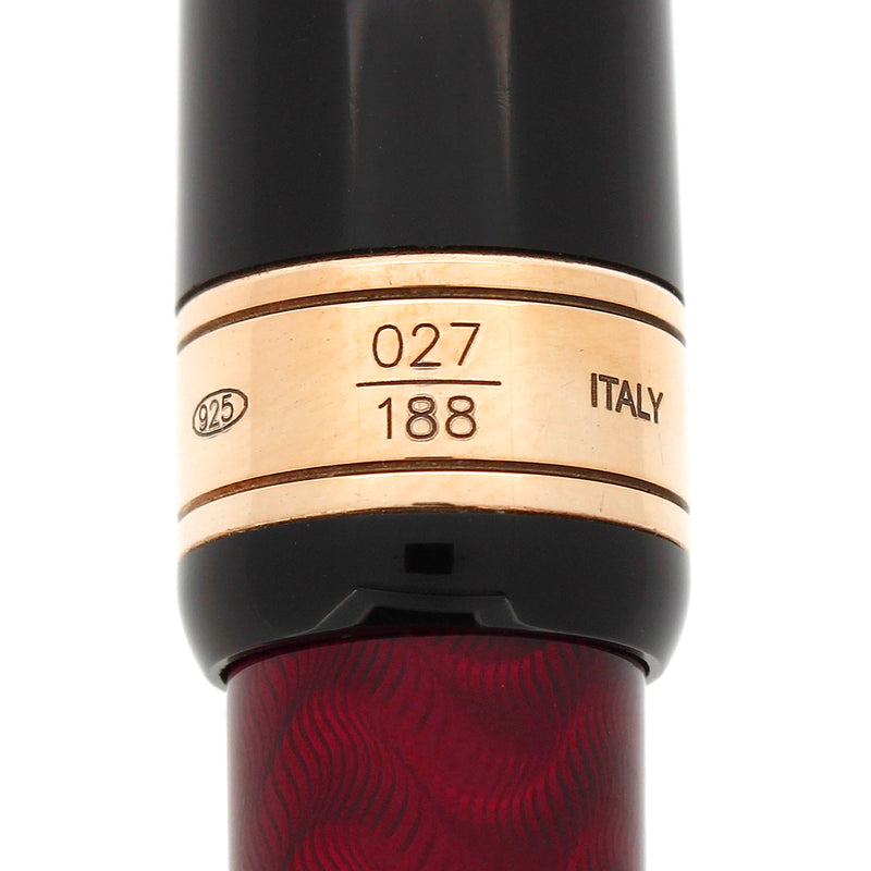 2008 MICHEL PERCHIN MP5 LIMITED EDITION 27/188 STERLING VERMEIL TRIM FOUNTAIN PEN MINT OFFERED BY ANTIQUE DIGGER