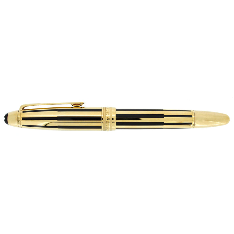 2008 MONTBLANC SOLITAIRE LEGRAND N°146 GOLD & BLACK 18K M NIB FOUNTAIN PEN NEVER INKED OFFERED BY ANTIQUE DIGGER