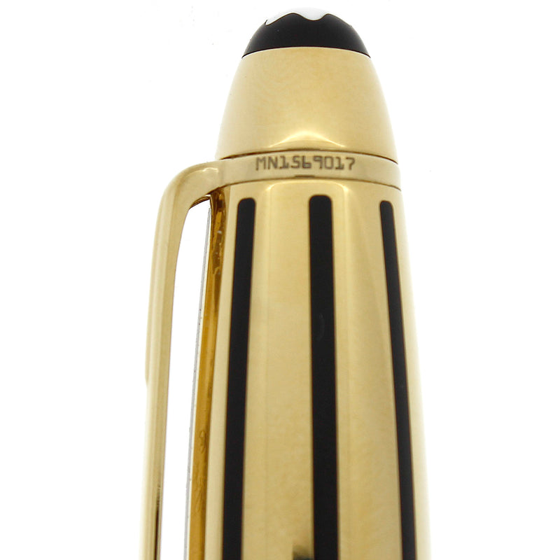 2008 MONTBLANC SOLITAIRE LEGRAND N°146 GOLD & BLACK 18K M NIB FOUNTAIN PEN NEVER INKED OFFERED BY ANTIQUE DIGGER