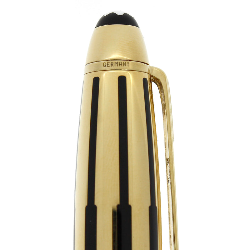 2008 MONTBLANC SOLITAIRE LEGRAND N°146 GOLD & BLACK 18K M NIB FOUNTAIN PEN NEVER INKED OFFERED BY ANTIQUE DIGGER