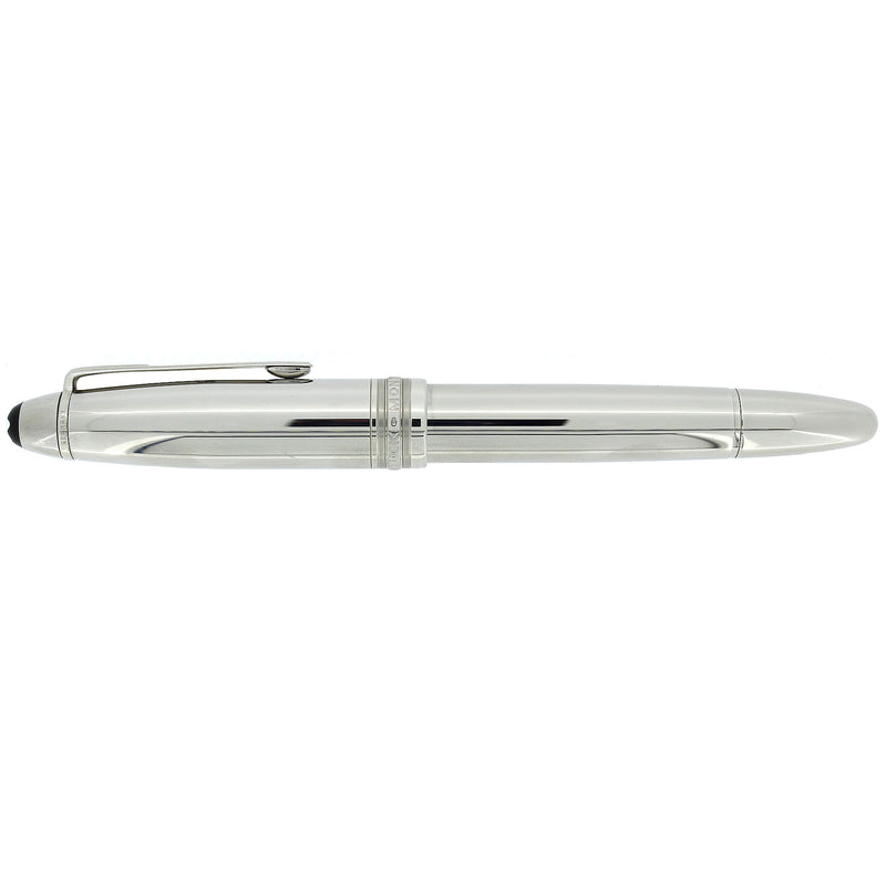 NEVER INKED 2008 MONTBLANC SOLITAIRE LEGRAND N°146 STAINLESS STEEL 14K M NIB FOUNTAIN PEN OFFERED BY ANTIQUE DIGGER