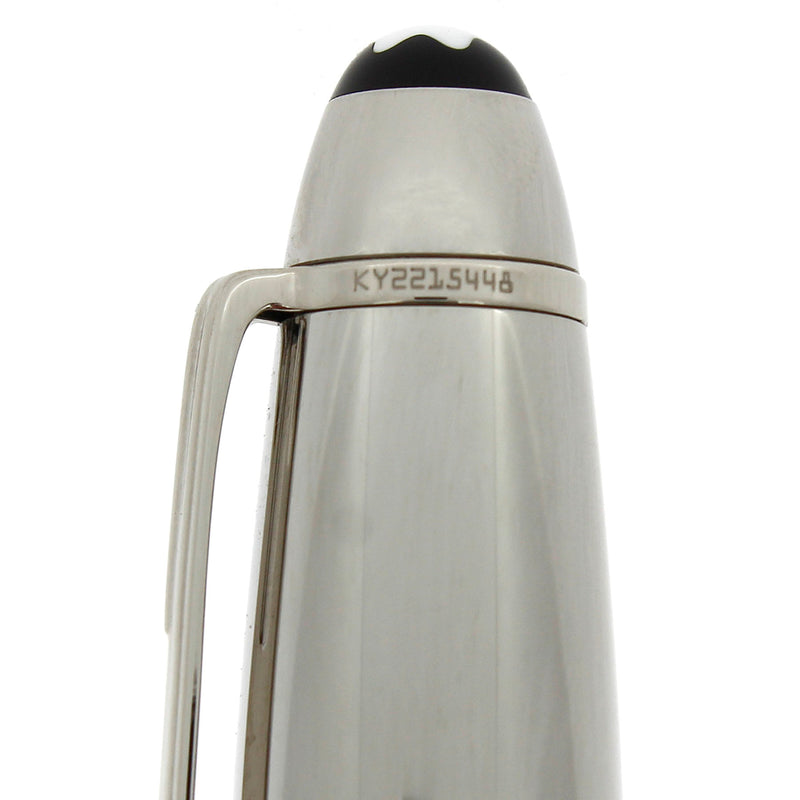 NEVER INKED 2008 MONTBLANC SOLITAIRE LEGRAND N°146 STAINLESS STEEL 14K M NIB FOUNTAIN PEN OFFERED BY ANTIQUE DIGGER