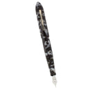 CIRCA 2008 OLDWIN CLASSIC MOTTLED BLACK & WHITE 18K MED NIB FOUNTAIN PEN OFFERED BY ANTIQUE DIGGER