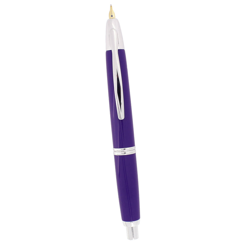 2008 PILOT LIMITED EDITION PURPLE VANISHING POINT 18K BROAD NIB FOUNTAIN PEN OFFERED BY ANTIQUE DIGGER