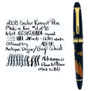 RARE 2005 SAILOR KING OF PEN MAKI-E KOI BY ARTIST NISHIHARA LIMITED EDITION 2/10 FOUNTAIN PEN