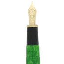 1992 SAILOR MAGELLAN JADE GREEN 14K H-B NIB FOUNTAIN PEN NEW IN BOX NEVER INKED OFFERED BY ANTIQUE DIGGER