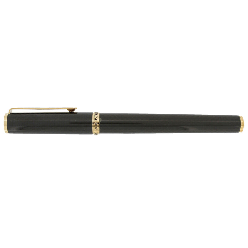 NEVER INKED 1986 SAILOR 75TH ANNIVERSARY CARBON FIBER FOUNTAIN PEN OFFERED BY ANTIQUE DIGGER