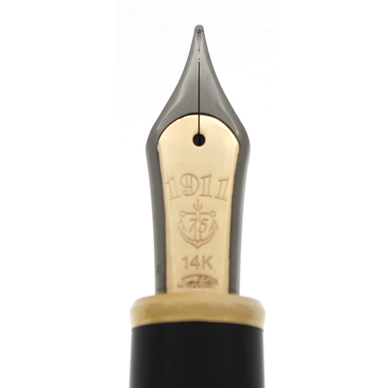 NEVER INKED 1986 SAILOR 75TH ANNIVERSARY CARBON FIBER FOUNTAIN PEN OFFERED BY ANTIQUE DIGGER