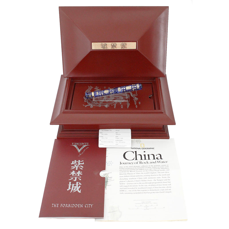 VISCONTI FORBIDDEN CITY LIMITED EDITION 361/888 FOUNTAIN PEN NEVER INKED OFFERED BY ANTIQUE DIGGER