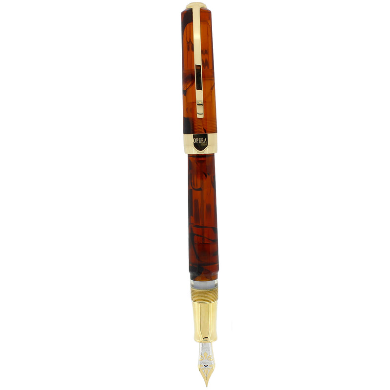 2008 VISCONTI OPERA MASTER DEMO AMBER LIMITED EDITION 133/888 FOUNTAIN PEN MINT OFFERED BY ANTIQUE DIGGER