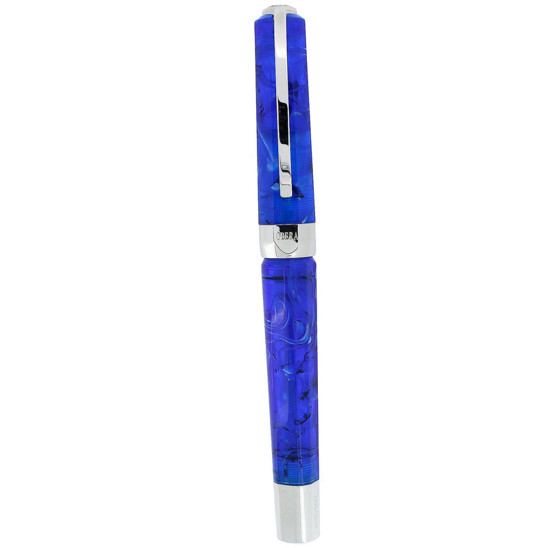 NEVER INKED 2008 VISCONTI OPERA MASTER DEMO BLUE LIMITED EDITION 18K M NIB FOUNTAIN PEN OFFERED BY ANTIQUE DIGGER