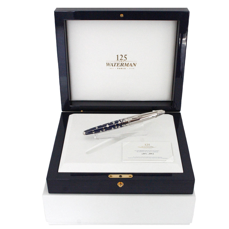 2008 WATERMAN EDSON 125TH ANNIVERSARY LIMITED ED 387/1883 FOUNTAIN PEN NEVER INKED OFFERED BY ANTIQUE DIGGER