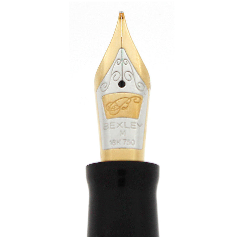 2009 BEXLEY OWNERS CLUB LIMITED EDITION RED/BLACK EBONITE FOUNTAIN PEN MINT OFFERED BY ANTIQUE DIGGER