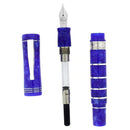 2009 DELTA EVOLUTION BLUE & STERLING LIMITED EDITION 643/809 FOUNTAIN PEN NEVER INKED OFFERED BY ANTIQUE DIGGER