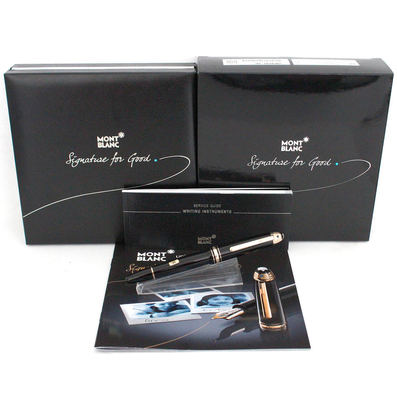 2009 MONTBLANC UNICEF LEGRAND 146 SIGNATURE FOR GOOD FOUNTAIN PEN NEVER INKED OFFERED BY ANTIQUE DIGGER