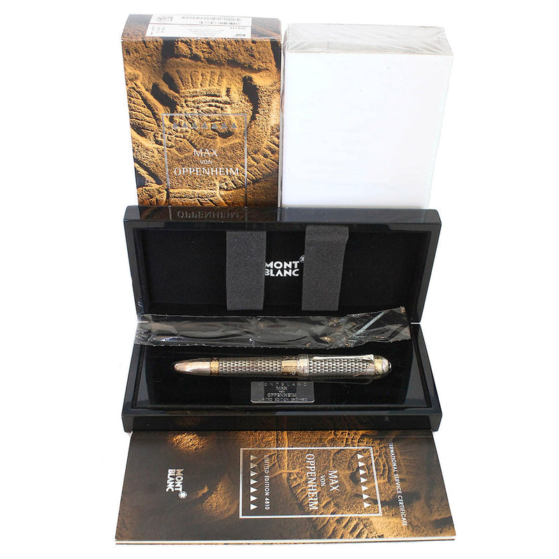 2009 MONTBLANC MAX VON OPPENHEIM PATRON OF THE ARTS LIMITED EDITION FOUNTAIN PEN NEVER INKED OFFERED BY ANTIQUE DIGGER