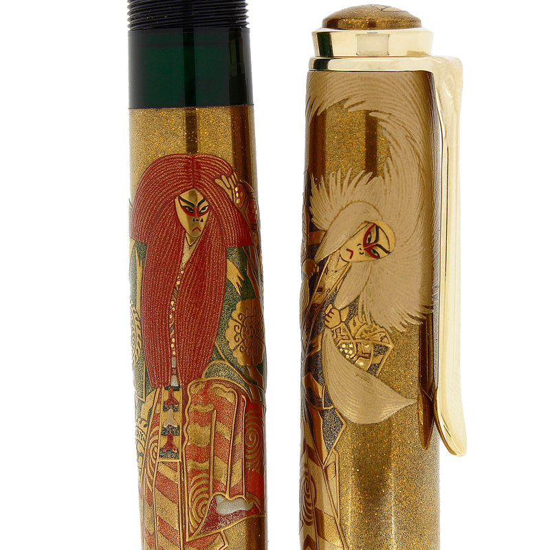 RARE PELIKAN M1000 RENJISHI MAKI-E LIMITED EDITION 48/88 FOUNTAIN PEN MINT IN BOX NEVER INKED OFFERED BY ANTIQUE DIGGER