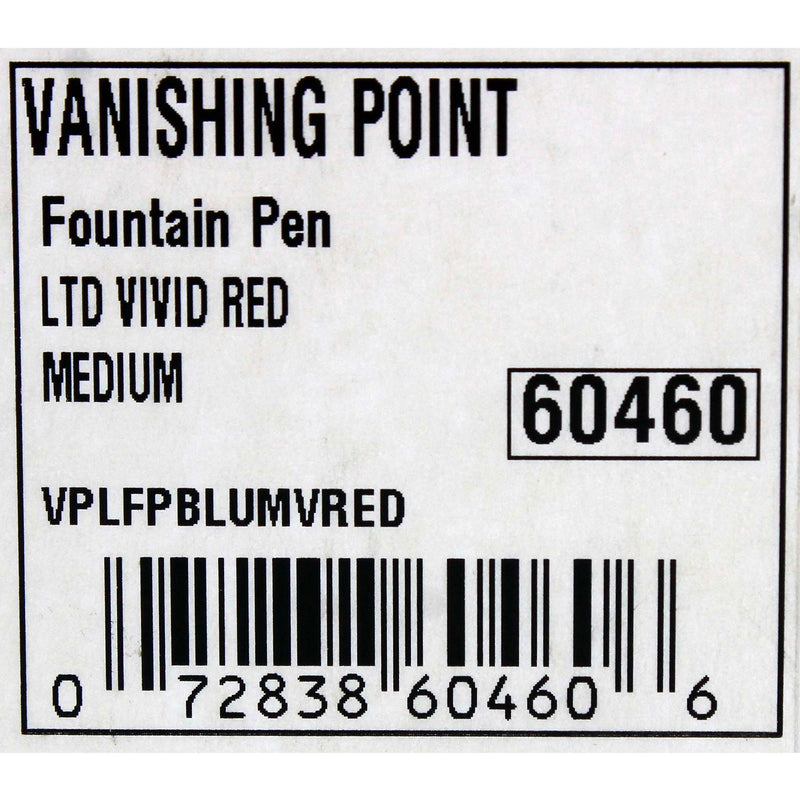 2009 PILOT LIMITED EDITION VIVID RED VANISHING POINT 18K BROAD NIB FOUNTAIN PEN NEVER INKED OFFERED BY ANTIQUE DIGGER