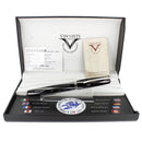 2009 VISCONTI OVERSIZE DIVINA BLACK G8 SUMMIT LIMITED EDITION FOUNTAIN PEN MINT OFFERED BY ANTIQUE DIGGER