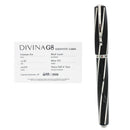 2009 VISCONTI OVERSIZE DIVINA BLACK G8 SUMMIT LIMITED EDITION FOUNTAIN PEN MINT OFFERED BY ANTIQUE DIGGER
