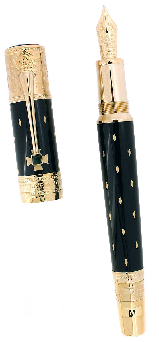 NEVER INKED 2010 MONTBLANC ELIZABETH I PATRON OF THE ART LIMITED EDITION FOUNTAIN PEN MINT OFFERED BY ANTIQUE DIGGER