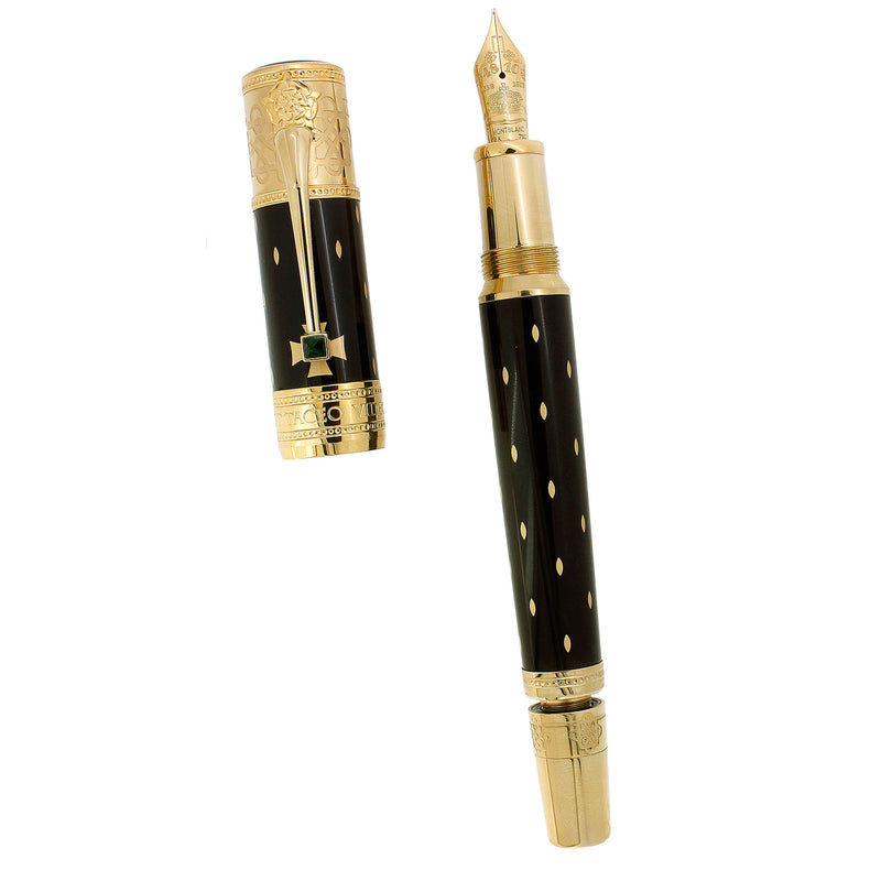 2010 MONTBLANC ELIZABETH I PATRON OF THE ART LIMITED EDITION FOUNTAIN PEN MINT OFFERED BY ANTIQUE DIGGER