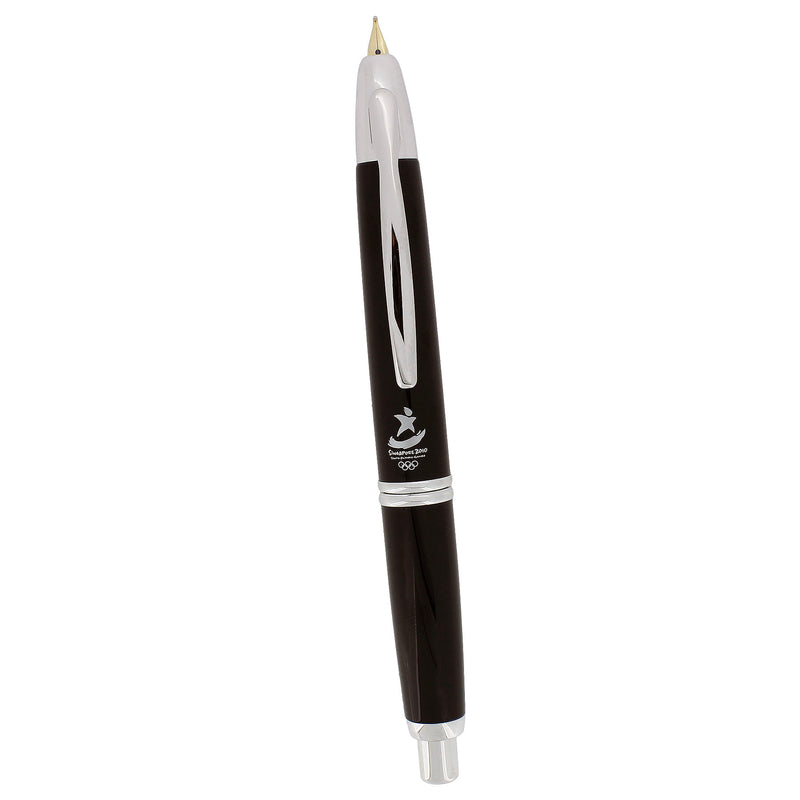 2010 PILOT LIMITED EDITION SINGAPORE YOUTH OLYMPIC GAMES VANISHING POINT 18K MEDIUM NIB FOUNTAIN PEN SET NEVER INKED OFFERED BY ANTIQUE DIGGER