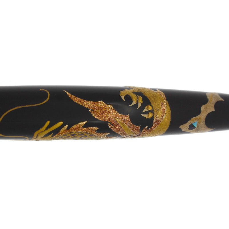 RARE 2010 STIPULA MAKI-E & RADEN LEGEND OF THE DRAGON AND PHOENIX EAST MEETS WEST LIMITED EDITION 2/10 ASTIST NISHIHARA SIGNED FOUNTAIN PEN OFFERED BY ANTIQUE DIGGER