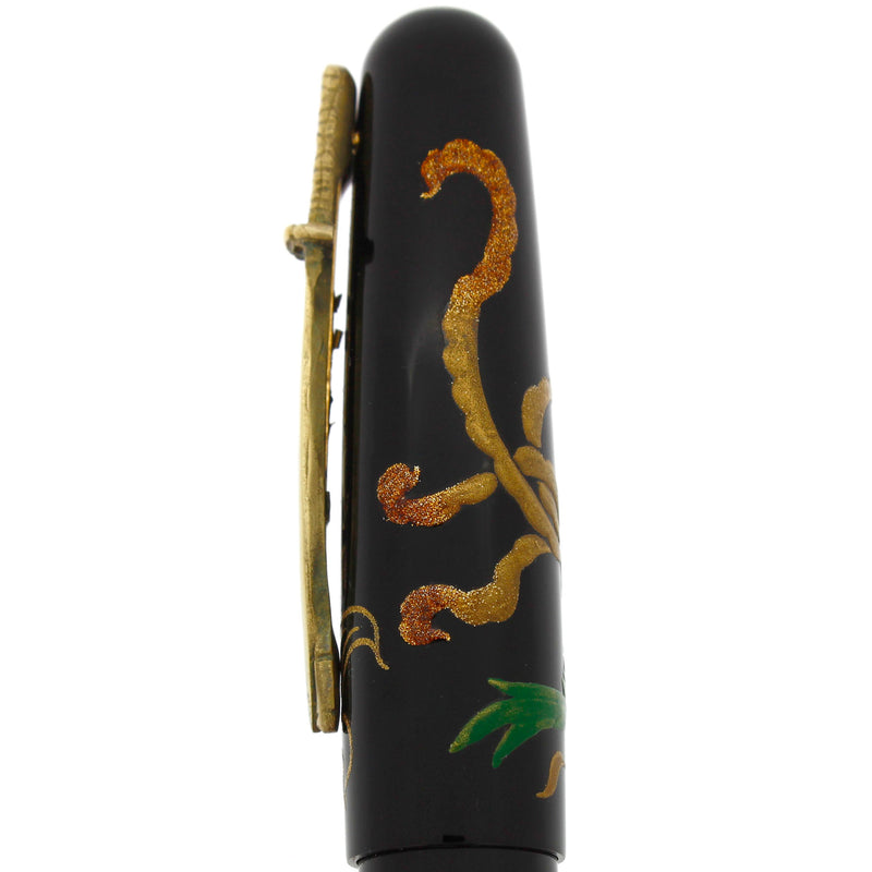 RARE 2010 STIPULA MAKI-E & RADEN LEGEND OF THE DRAGON AND PHOENIX EAST MEETS WEST LIMITED EDITION 2/10 ASTIST NISHIHARA SIGNED FOUNTAIN PEN OFFERED BY ANTIQUE DIGGER