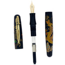 RARE 2010 STIPULA MAKI-E & RADEN LEGEND OF THE DRAGON AND PHOENIX EAST MEETS WEST LIMITED EDITION 2/10 ASTIST NISHIHARA SIGNED FOUNTAIN PEN OFFERED BY ANTIQUE DIGGER