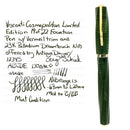 2010 VISCONTI COSMOPOLITAN GREEN PEARL LIMITED EDITION 19/22 FOUNTAIN PEN MINT BOXED OFFERED BY ANTIQUE DIGGER