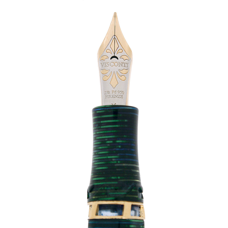 2010 VISCONTI COSMOPOLITAN GREEN PEARL LIMITED EDITION 19/22 FOUNTAIN PEN MINT BOXED OFFERED BY ANTIQUE DIGGER