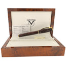 2010 VISCONTI COSMOPOLITAN RED PEARL LIMITED EDITION 10/22 FOUNTAIN PEN MINT BOXED OFFERED BY ANTIQUE DIGGER