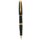 2010 WATERMAN CHARLESTON BLACK W/GOLD TRIM 18K MEDIUM NIB FOUNTAIN PEN NEW IN BOX OFFERED BY ANTIQUE DIGGER