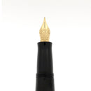 2010 WATERMAN CHARLESTON BLACK W/GOLD TRIM 18K MEDIUM NIB FOUNTAIN PEN NEW IN BOX OFFERED BY ANTIQUE DIGGER