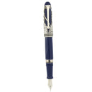 2011 AURORA TORINO SPECIAL EDITION 150TH ANNIVERSARY OF ITALIAN UNIFICATION STERLING CAP 18K MEDIUM NIB FOUNTAIN PEN NEVER INKED OFFERED BY ANTIQUE DIGGER