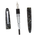 CIRCA 2011 SAILOR THE KING OF PEN MOSAIC MOTTLED GREY 21K MED NIB FOUNTAIN PEN NEVER INKED OFFERED BY ANTIQUE DIGGER