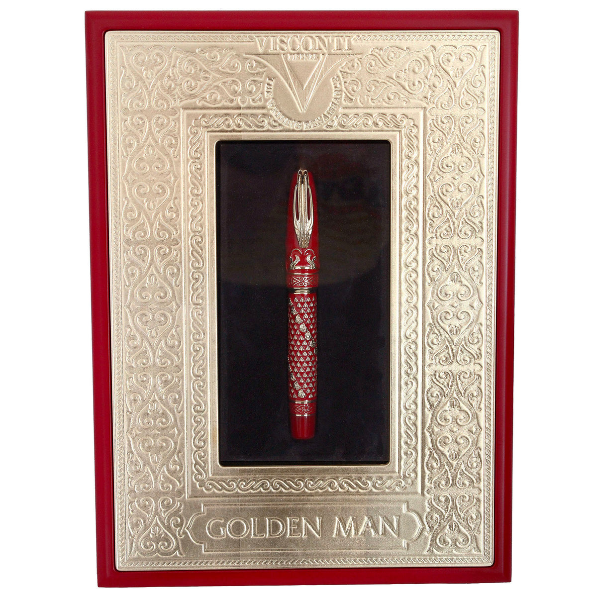 2011 VISCONTI THE GOLDEN MAN VERMEIL LIMITED EDITION FOUNTAIN PEN NEVE