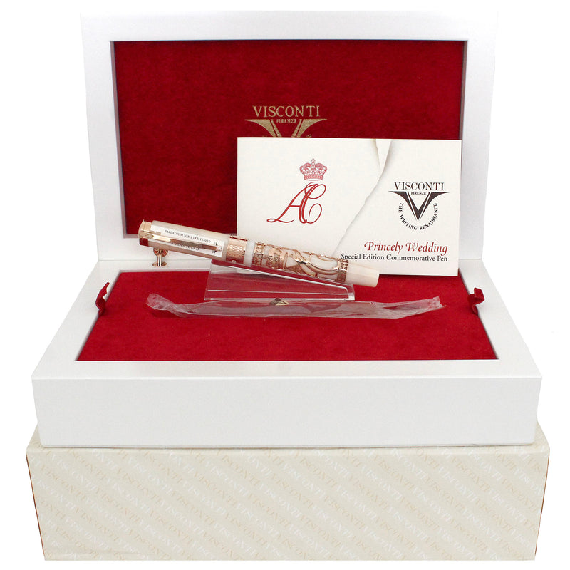 2011 VISCONTI PRINCELY WEDDING LIMITED EDITION 211/388 FOUNTAIN PEN NEVER INKED OFFERED BY ANTIQUE DIGGER