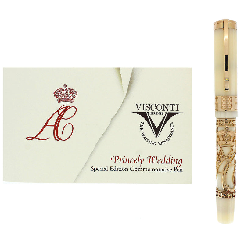 2011 VISCONTI PRINCELY WEDDING LIMITED EDITION 211/388 FOUNTAIN PEN NEVER INKED OFFERED BY ANTIQUE DIGGER