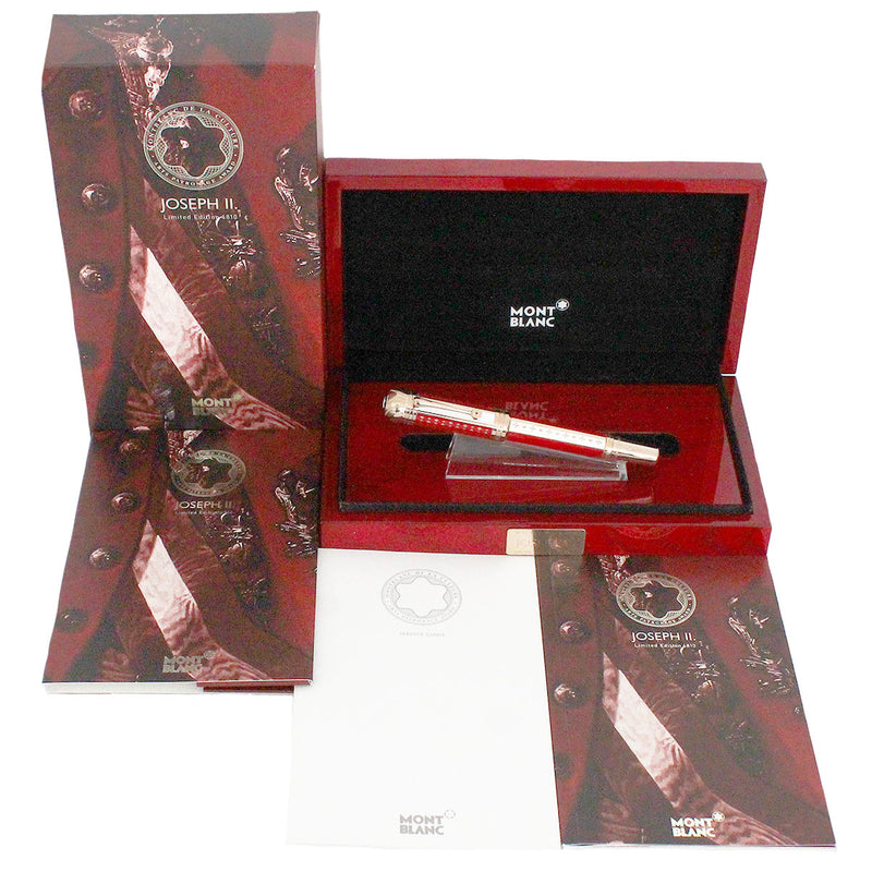 2012 MONTBLANC JOSEPH II PATRON OF THE ARTS LIMITED EDITION 4810 FOUNTAIN PEN NEVER INKED OFFERED BY ANTIQUE DIGGER