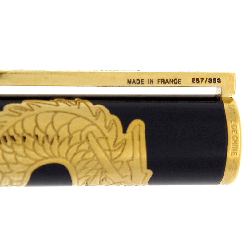 NEVER INKED 2012 S.T. DUPONT DRAGON LIMITED EDITION 257/888 FOUNTAIN PEN MINT BOXED OFFERED BY ANTIQUE DIGGER