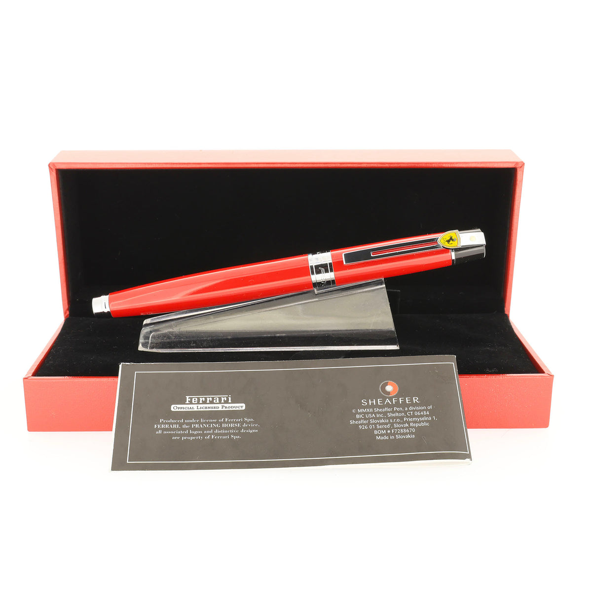Sheaffer × Ferrari 万年筆　インク CIRCA 2012 SHEAFFER FERRARI 300 RED FINE NIB FOUNTAIN PEN MINT IN BOX