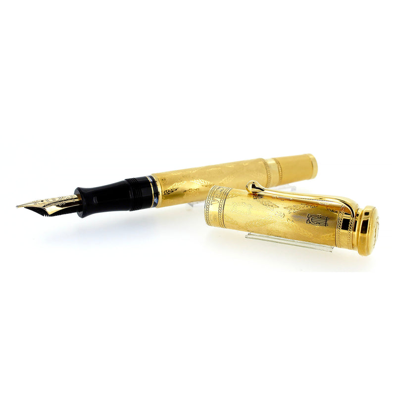 2013 AURORA GIUSEPPE VERDI GRAN GALA 200th ANNIVERSARY LIMITED EDITION 1285/1919 FOUNTAIN PEN BOXED MINT OFFERED BY ANTIQUE DIGGER