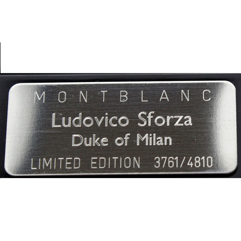 2013 MONTBLANC LUDOVICO SFORZA DUKE OF MILAN PATRON OF THE ART FOUNTAIN PEN NEVER INKED OFFERED BY ANTIQUE DIGGER