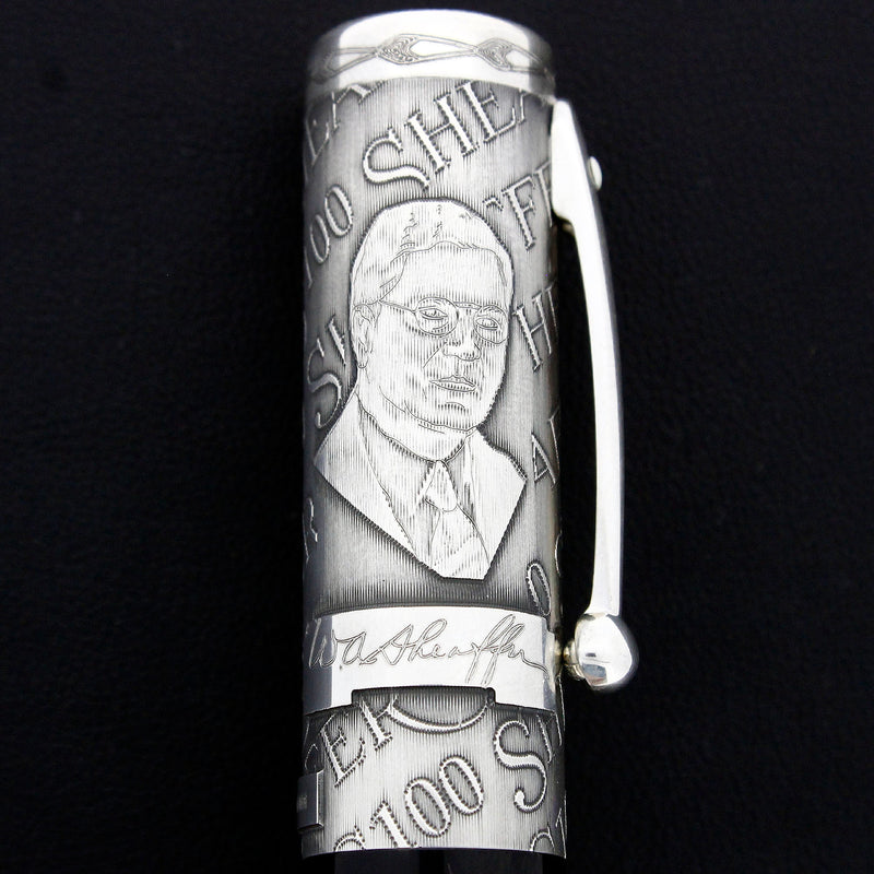 RARE 2013 SHEAFFER CENTENNIAL STERLING SILVER LIMITED EDITION 34/516 FOUNTAIN PEN NEVER INKED OFFERED BY ANTIQUE DIGGER