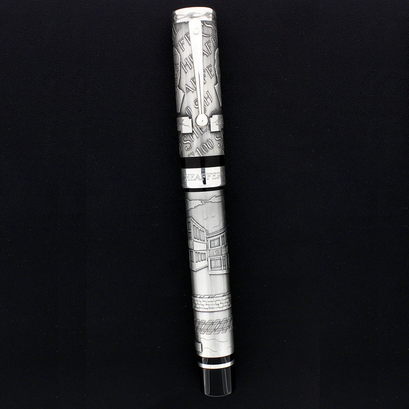 RARE 2013 SHEAFFER CENTENNIAL STERLING SILVER LIMITED EDITION 34/516 FOUNTAIN PEN NEVER INKED OFFERED BY ANTIQUE DIGGER