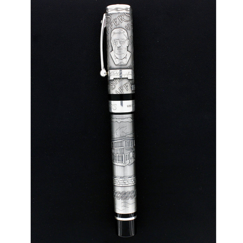 RARE 2013 SHEAFFER CENTENNIAL STERLING SILVER LIMITED EDITION 34/516 FOUNTAIN PEN NEVER INKED OFFERED BY ANTIQUE DIGGER