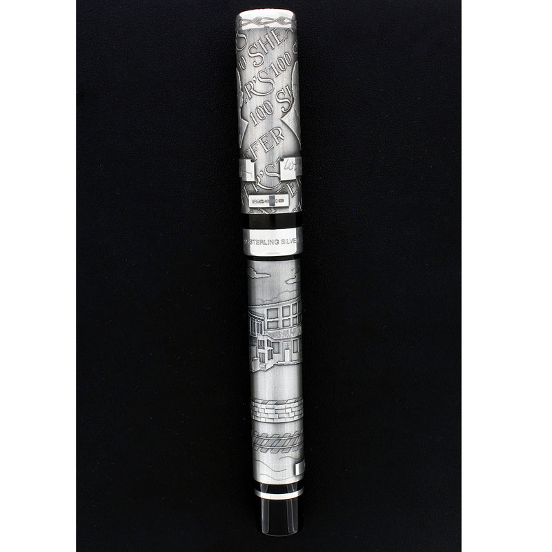 RARE 2013 SHEAFFER CENTENNIAL STERLING SILVER LIMITED EDITION 34/516 FOUNTAIN PEN NEVER INKED OFFERED BY ANTIQUE DIGGER