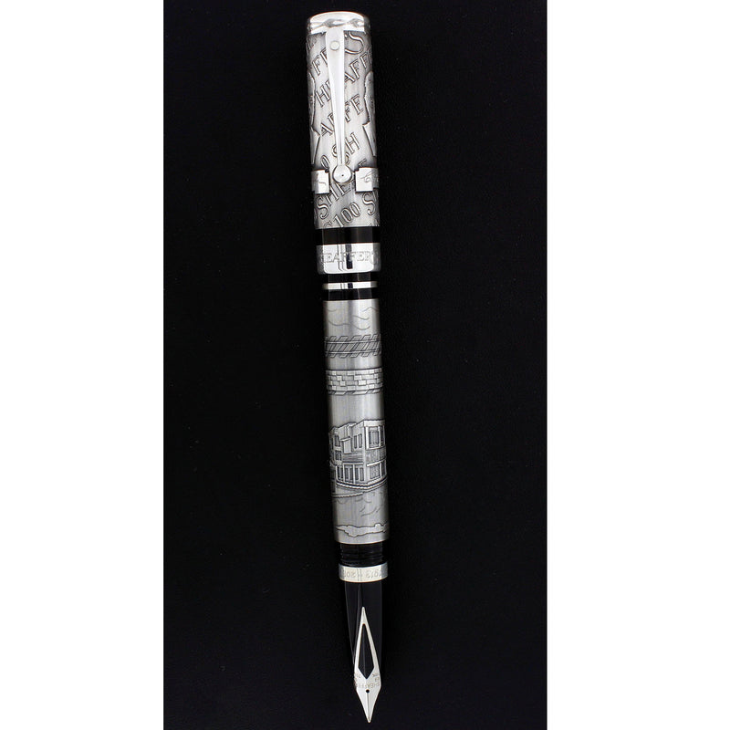RARE 2013 SHEAFFER CENTENNIAL STERLING SILVER LIMITED EDITION 34/516 FOUNTAIN PEN NEVER INKED OFFERED BY ANTIQUE DIGGER